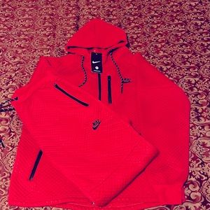 Red Nike Sweatsuit